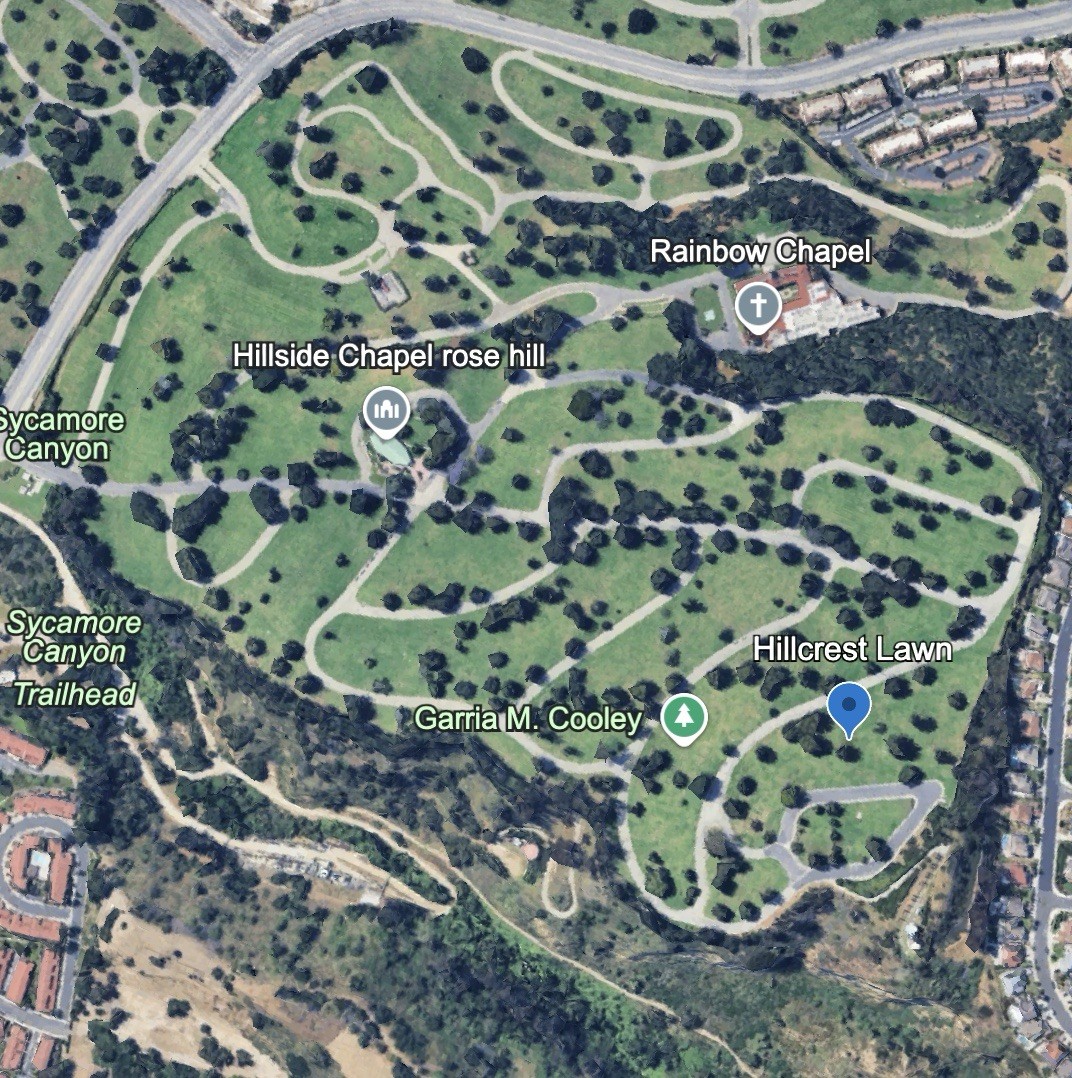 Rose Hills Cemetery Plots For Sale (2 Side by Side Graves)